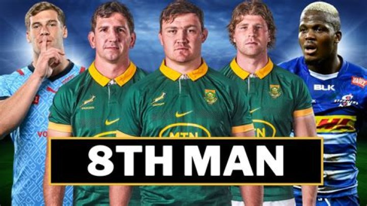 What does an 8th man do in rugby?