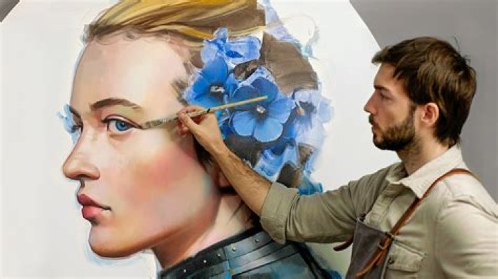 What does an artist do in a day?