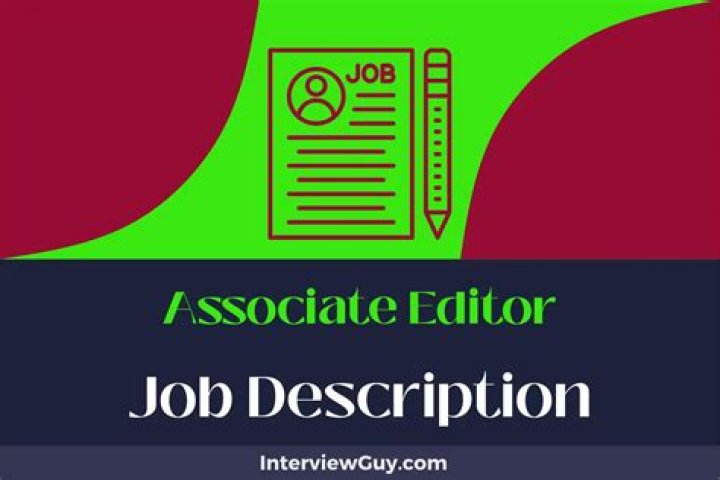 What does an associate editor do?