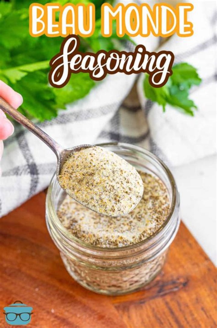 What does Beau Monde seasoning consist of?