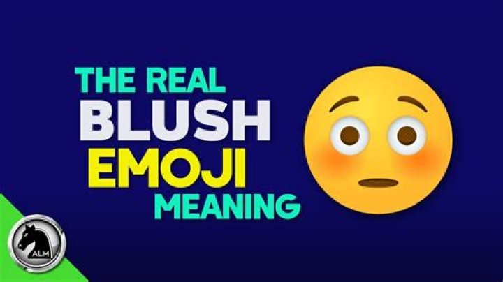 What does blush out mean?