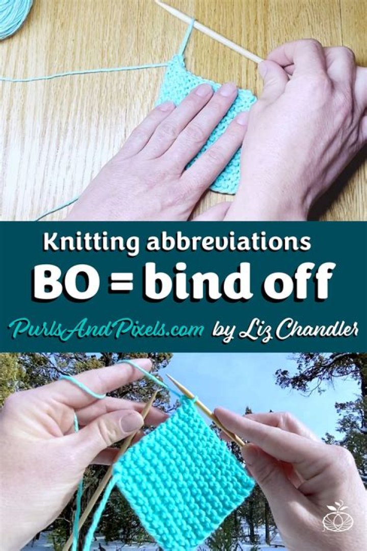 What does Bo mean in knitting?