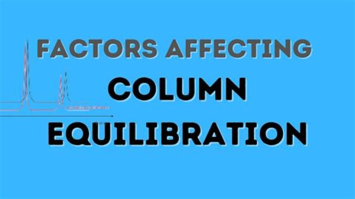 What does column equilibration buffer do?