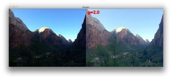 What does gamma correction do?