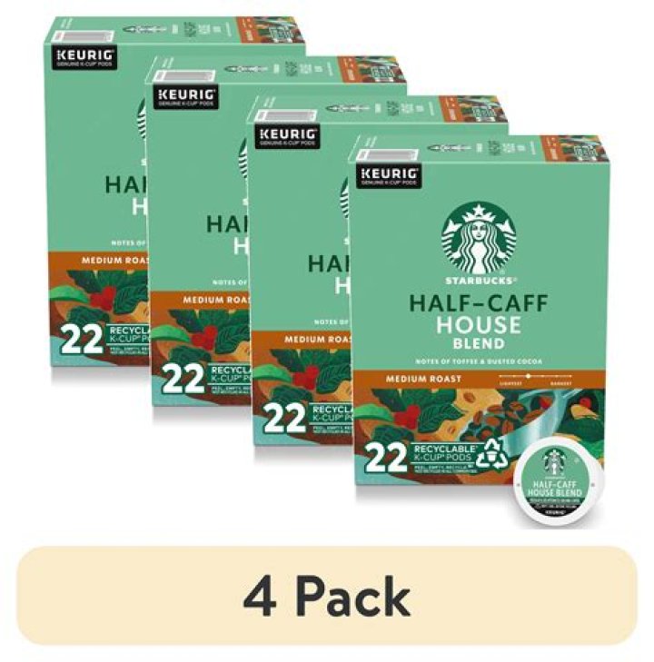 What does half-CAF mean at Starbucks?