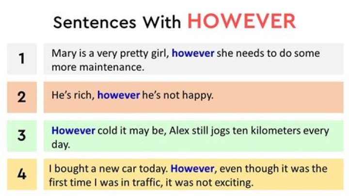 What does however many mean?