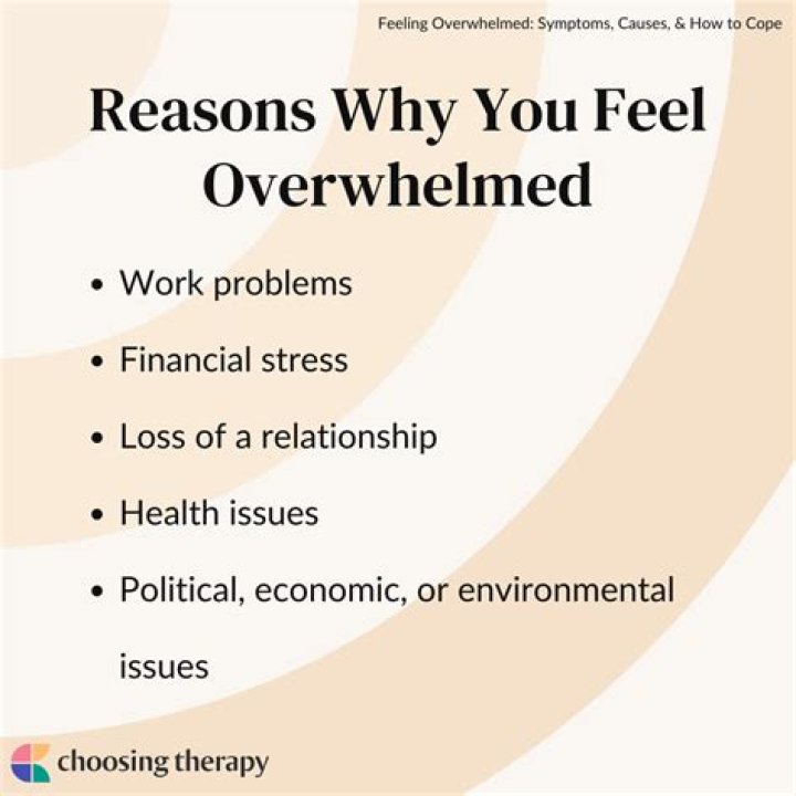 What does it mean being overwhelmed?