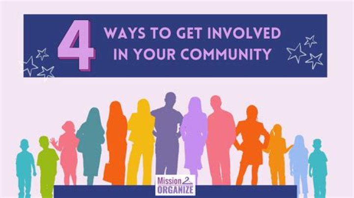 What does it mean to be involved in the community?