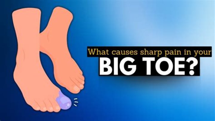 What does it mean when your big toe is swollen and red?