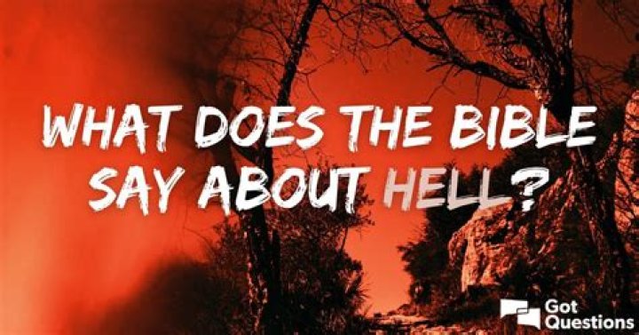 What does John say about hell?