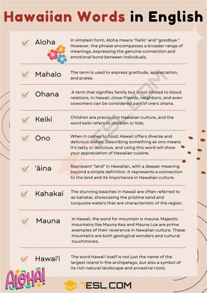 What does Kailani mean in Hawaiian?