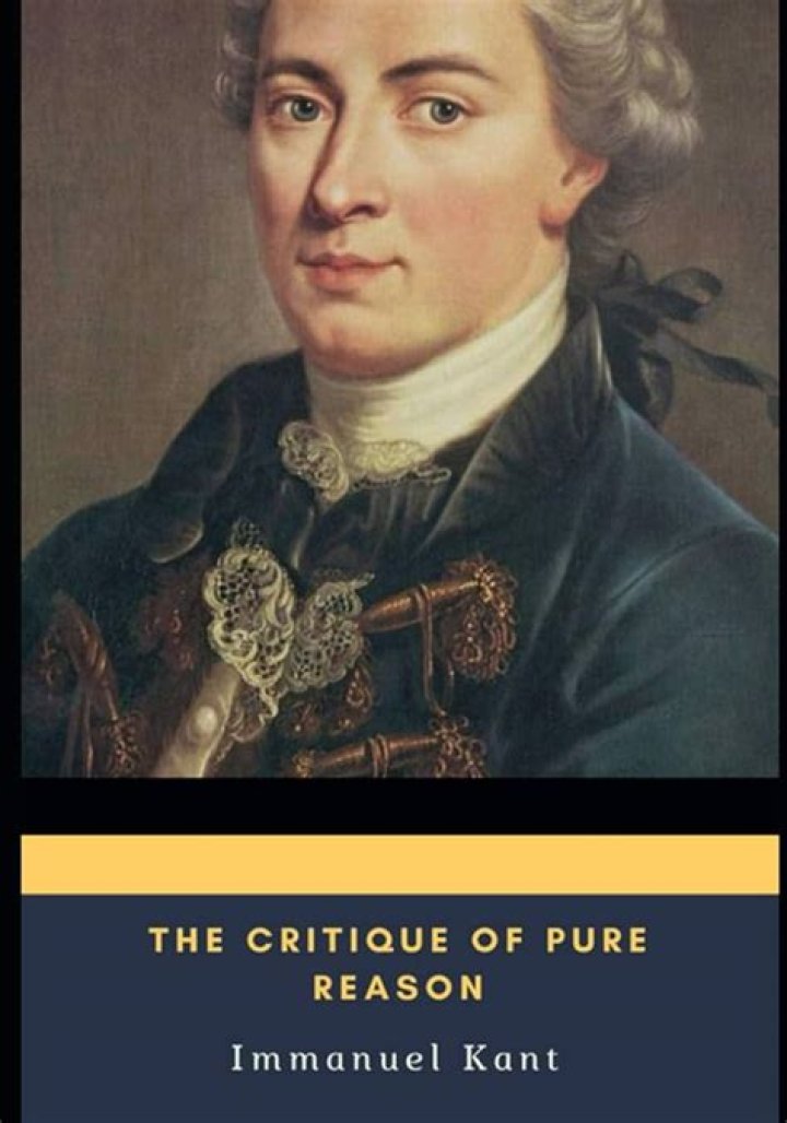 What does Kant say in the Critique of Pure Reason?