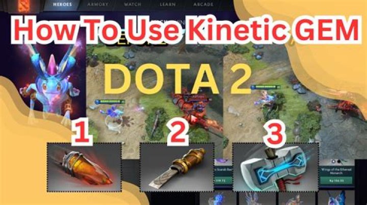 What does kinetic gem do in Dota 2?