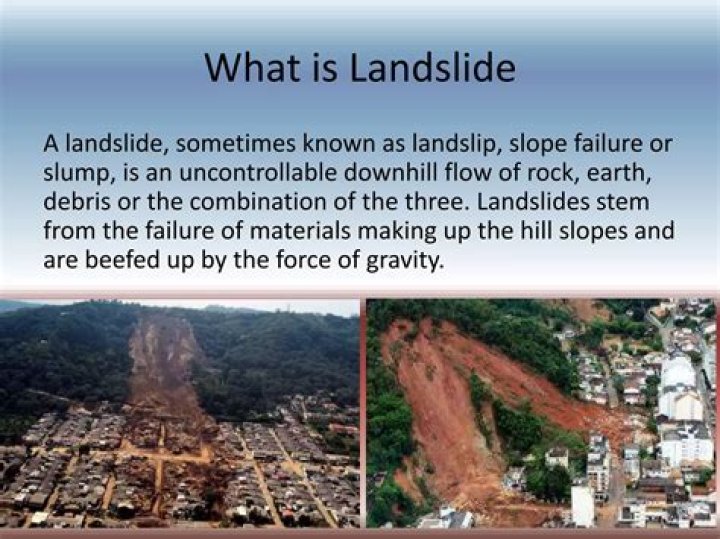 What does landslide mean metaphorically?