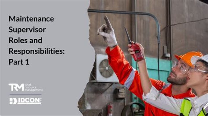 What does maintenance job include?