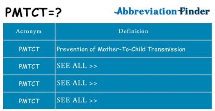 What does Pmtct mean?