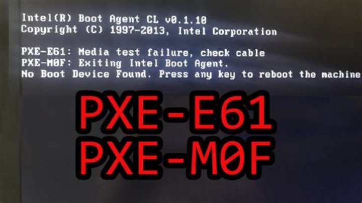 What does PXE-E61 mean?