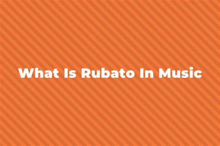 What does rubato mean in music?