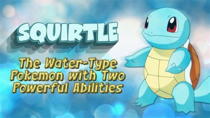 What does Squirtle drink?