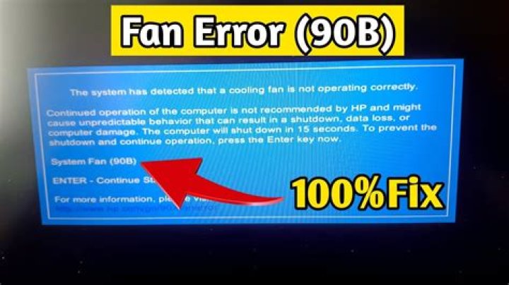 What does system fan 90b mean?