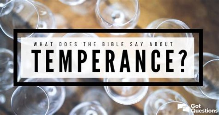 What does temperance mean in the KJV Bible?