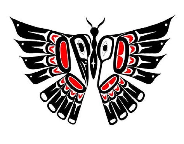 What does the butterfly symbolize in Native American culture?