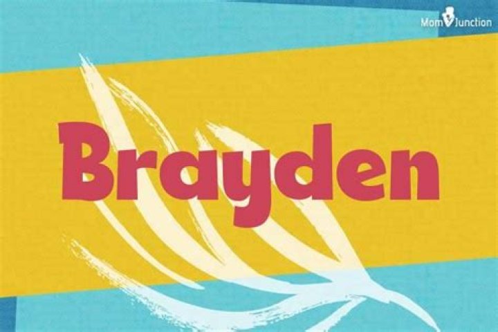 What does the name Brayden mean in the Bible?
