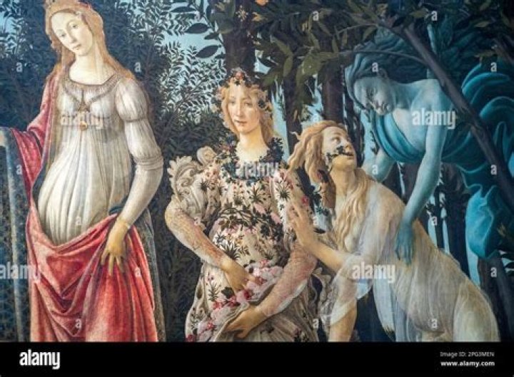 What does the painting Primavera represent?