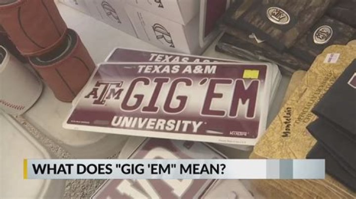 What does the term gig mean?