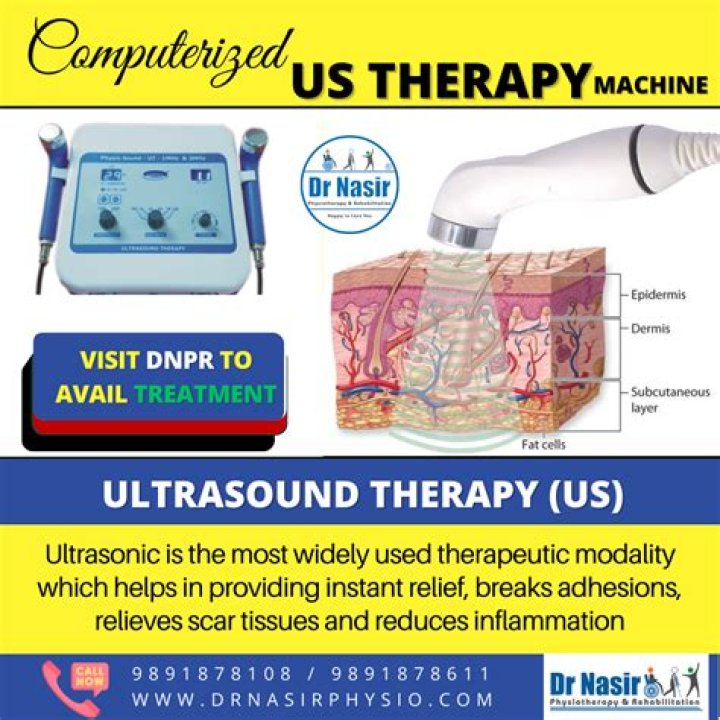 What does ultrasonic massage do?