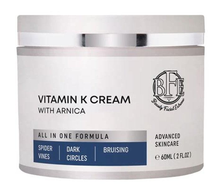 What does vitamin K cream do for skin?