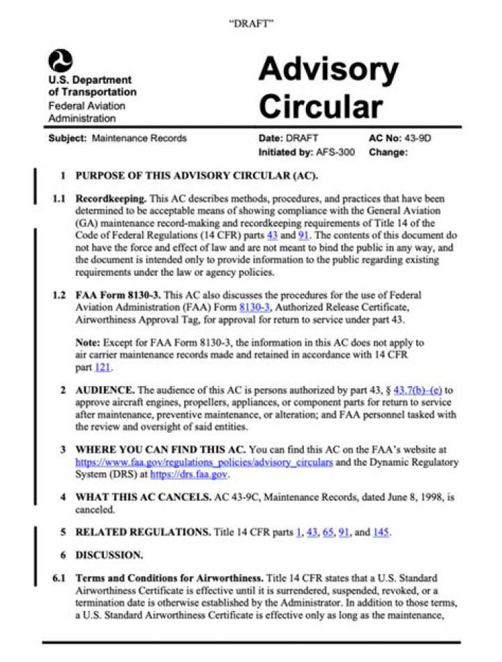 What else does Advisory Circular 61 98 provide guidance on?