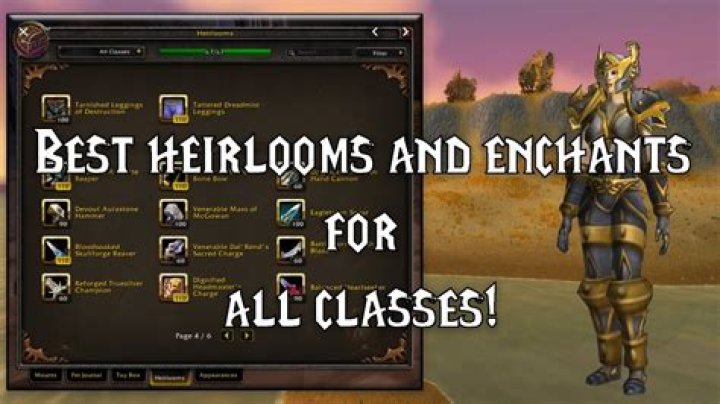 What enchants for heirlooms Shadowlands?