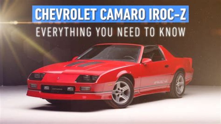 What engine did the 1986 IROC-Z have?