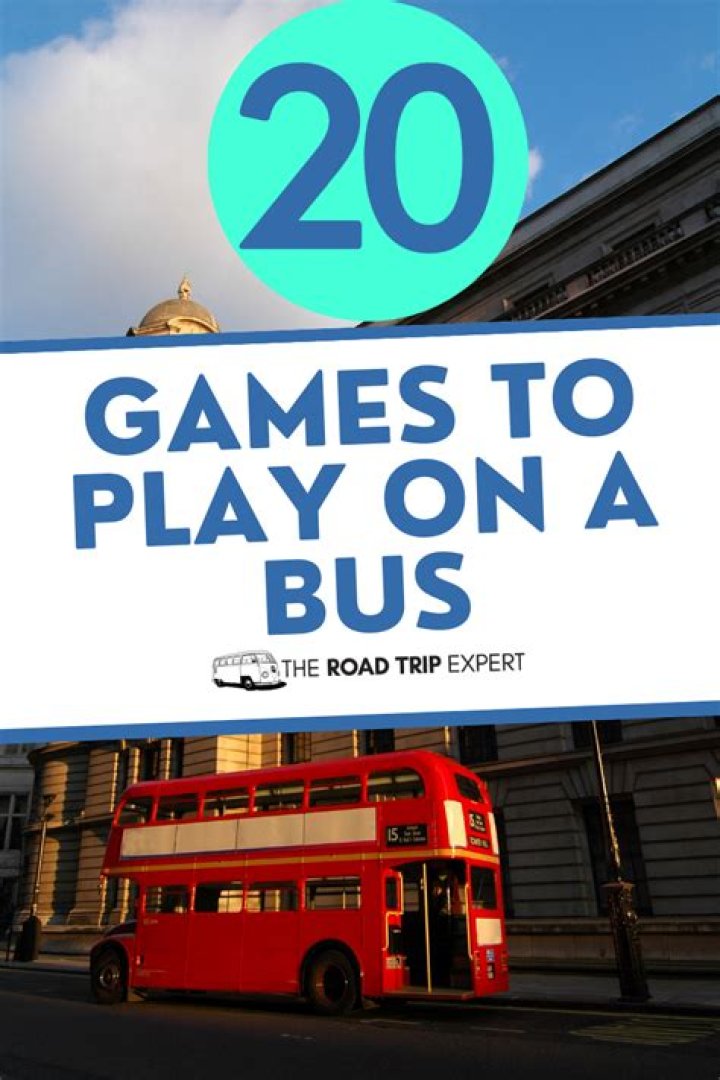 What games can you play on a bus trip?
