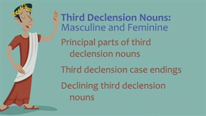 What gender is 3rd declension in Latin?