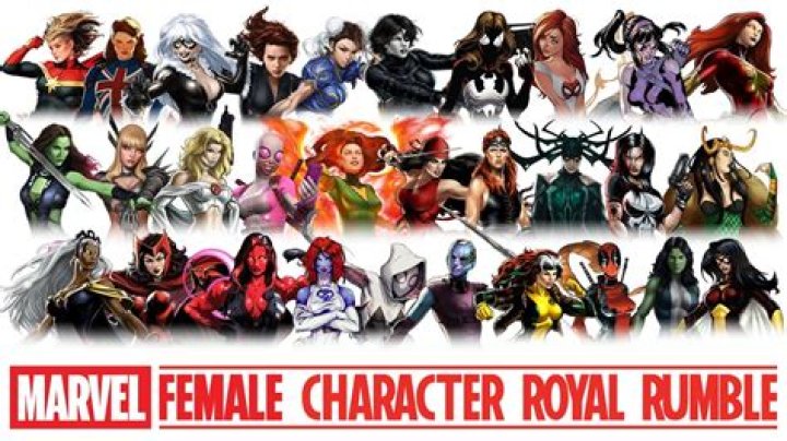 What girl Marvel characters are there?