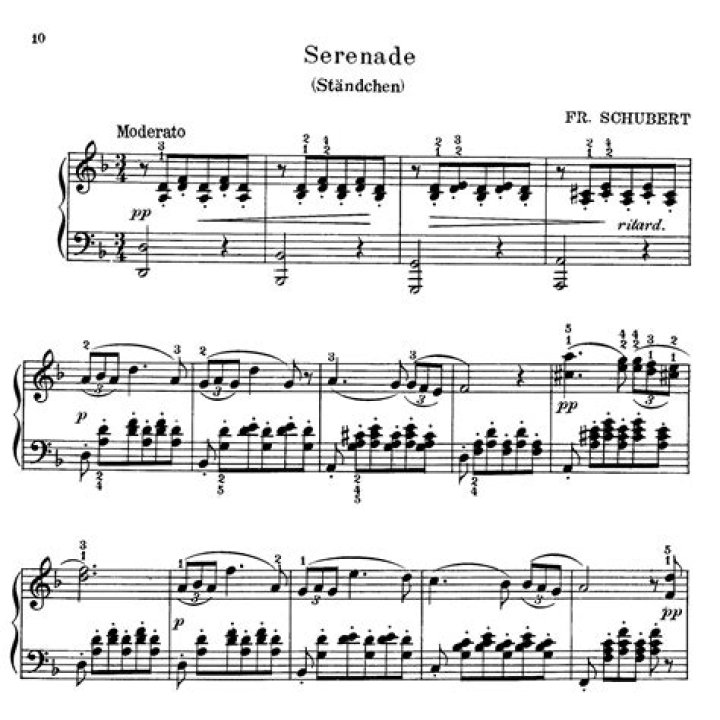 What grade is Schubert Serenade?