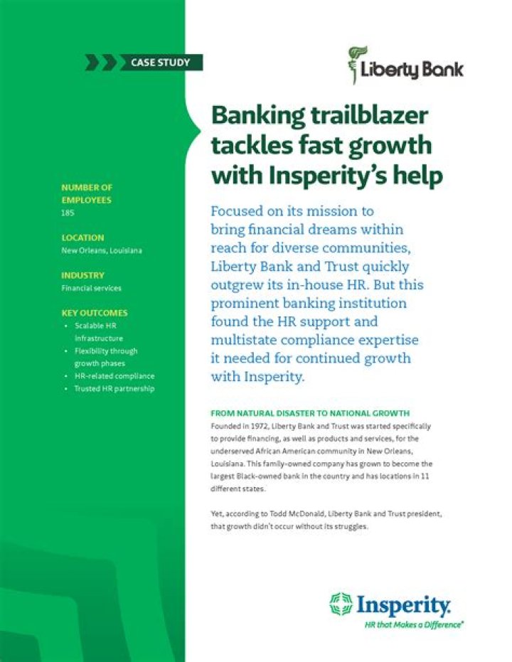 What happened Liberty Bank?
