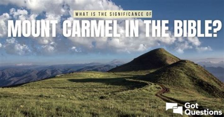 What happened on Mount Carmel in the Bible?