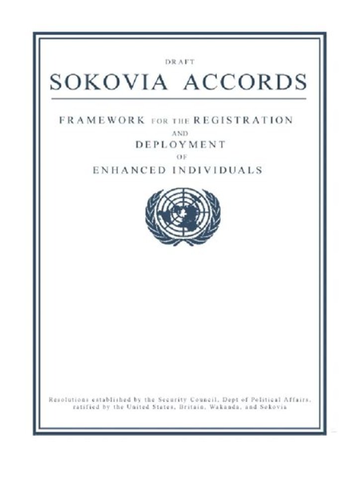 What happened to the Sokovia accords after civil war?