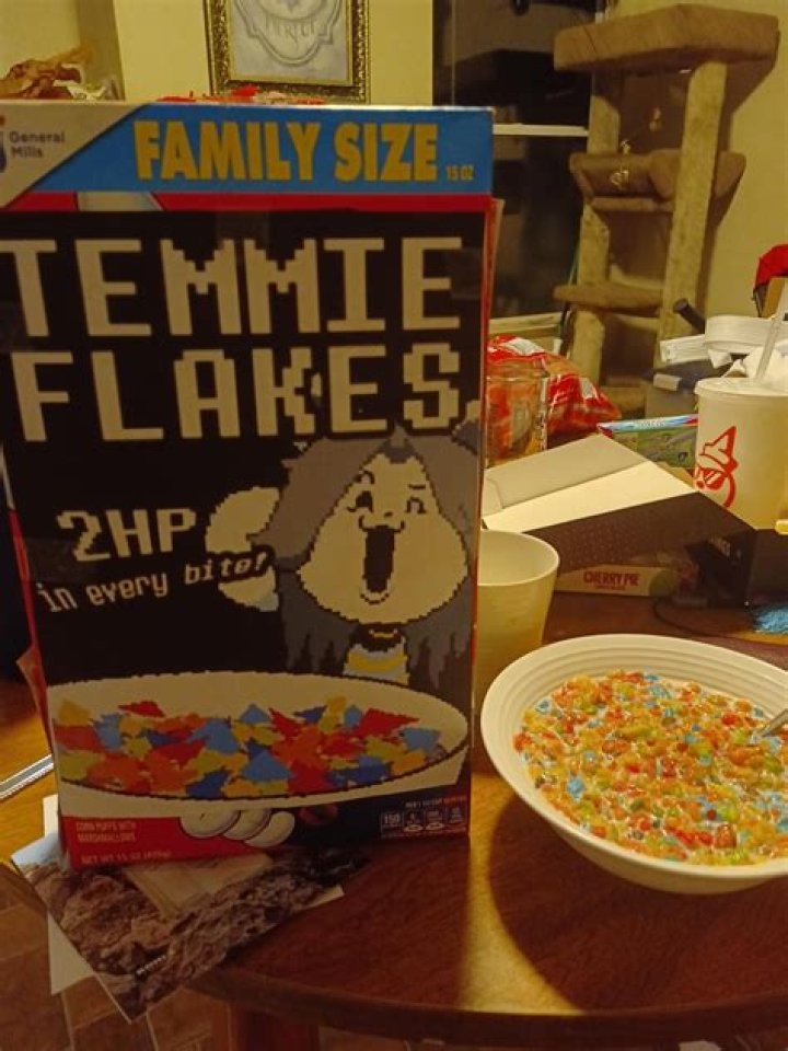 What happens if you feed Temmie Temmie flakes?