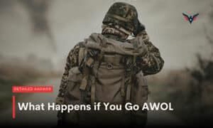 What happens if you go AWOL?