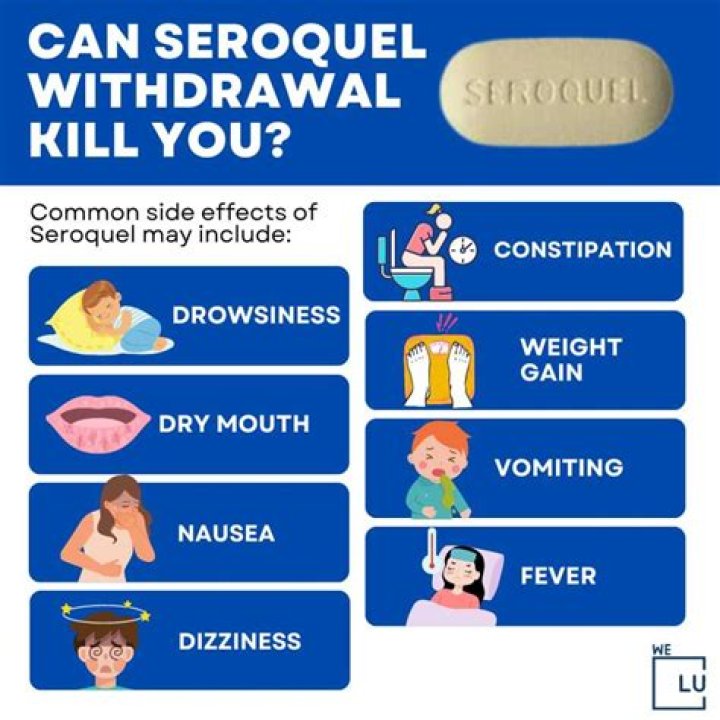What happens if you suddenly stop taking Seroquel?
