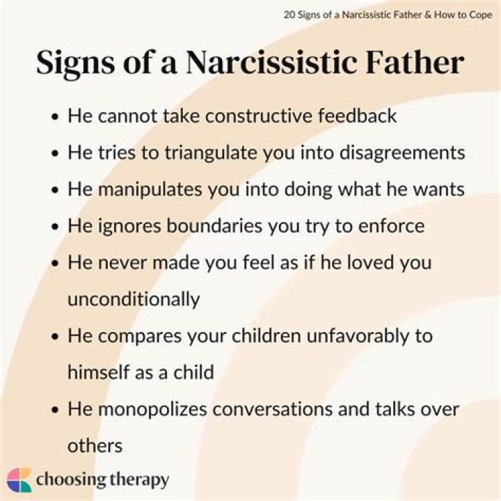 What happens to the son of a narcissistic father?