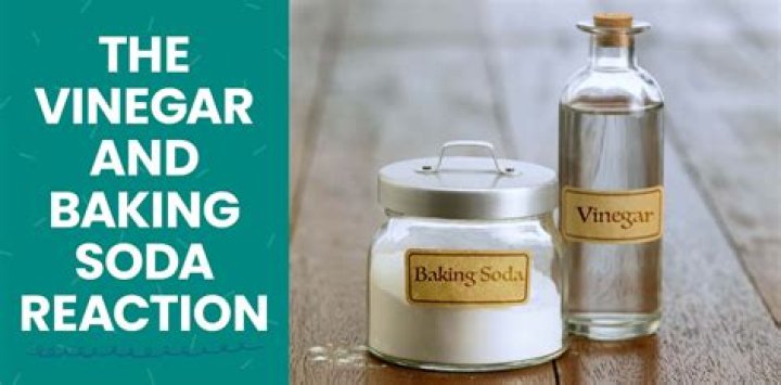 What happens when baking soda reacts with acid and water?