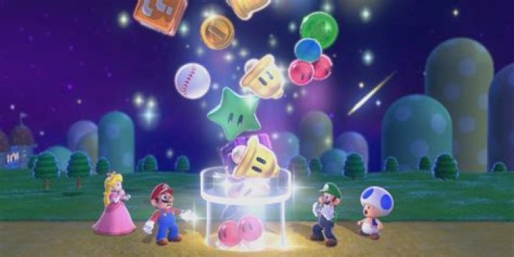 What happens when you get all stamps and stars in Super Mario 3D world?