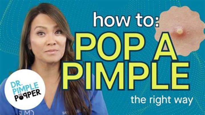 What happens when you pop a pimple on your nipple?