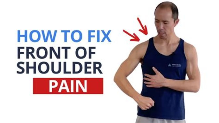 What helps shoulder pain after exercise?