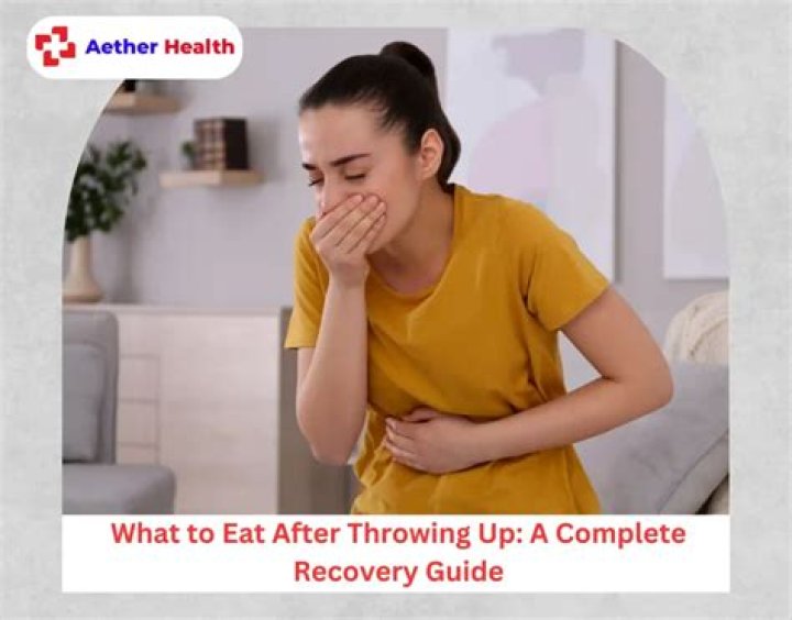 What helps soothe a stomach after throwing up?